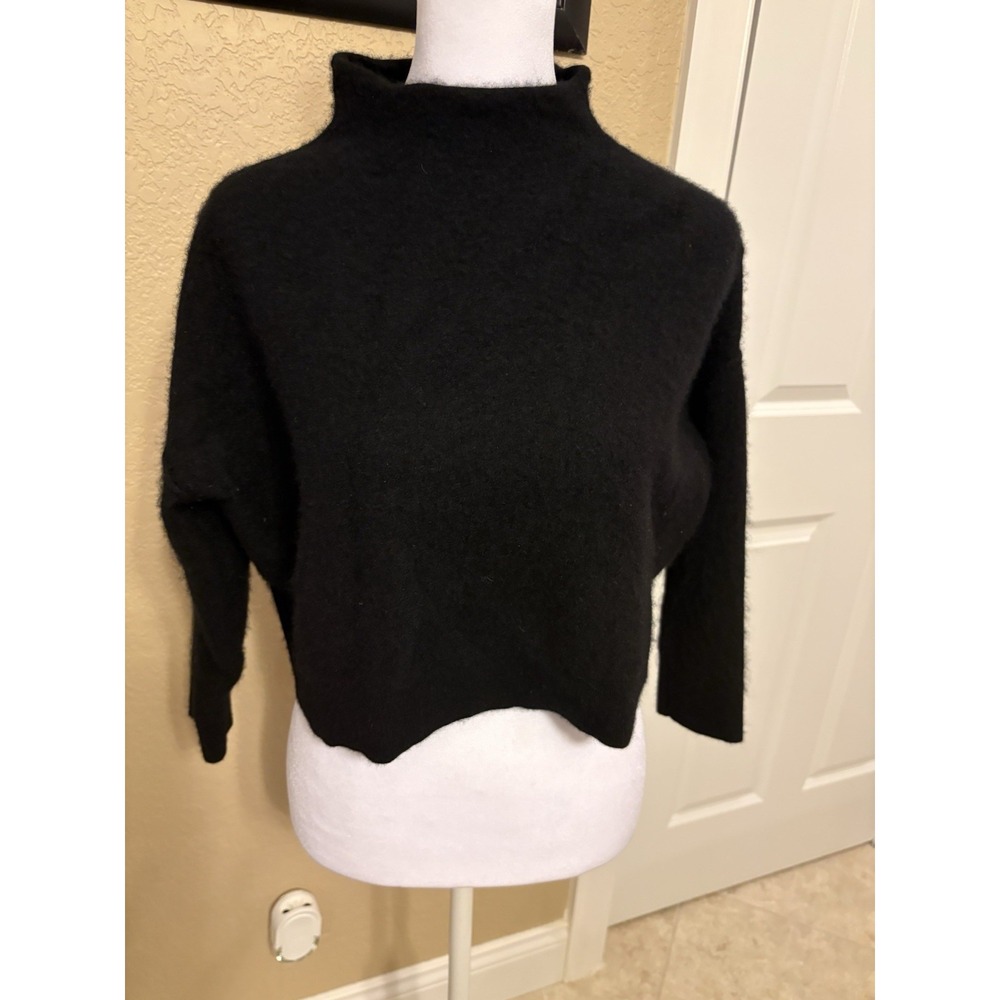 Anthropologie Classic Black Turtleneck Sweater